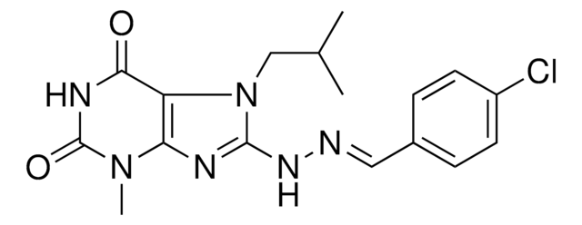 4-CHLOROBENZALDEHYDE (7-ISOBUTYL-3-METHYL-2,6-DIOXO-2,3,6,7-TETRAHYDRO-1H-PURIN-8-YL)HYDRAZONE AldrichCPR