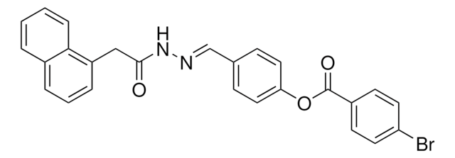 4-(2-(1-NAPHTHYLACETYL)CARBOHYDRAZONOYL)PHENYL 4-BROMOBENZOATE AldrichCPR