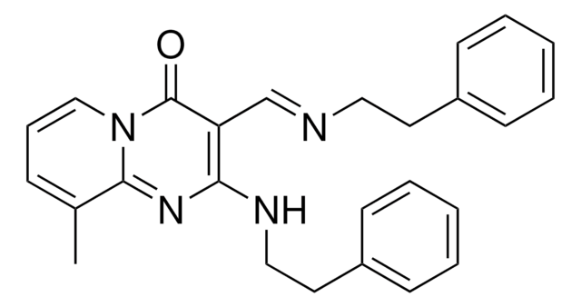 9-METHYL-2-[(2-PHENYLETHYL)AMINO]-3-((E)-{[(E)-2-PHENYLETHYL]IMINO}METHYL)-4H-PYRIDO[1,2-A]PYRIMIDIN-4-ONE AldrichCPR