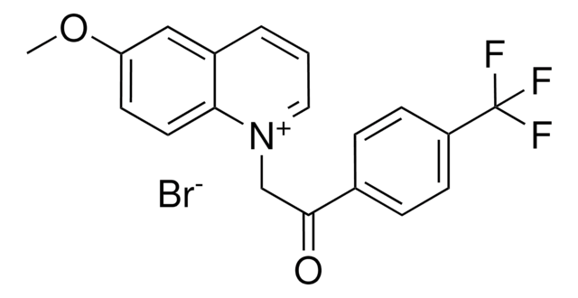 6-METHOXY-1-(2-OXO-2-(4-(TRIFLUOROMETHYL)PHENYL)ETHYL)QUINOLINIUM BROMIDE AldrichCPR