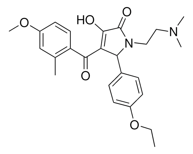 1-[2-(DIMETHYLAMINO)ETHYL]-5-(4-ETHOXYPHENYL)-3-HYDROXY-4-(4-METHOXY-2-METHYLBENZOYL)-1,5-DIHYDRO-2H-PYRROL-2-ONE AldrichCPR