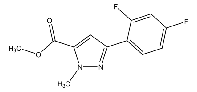 Methyl 3-(2,4-difluorophenyl)-1-methyl-1H-pyrazole-5-carboxylate AldrichCPR