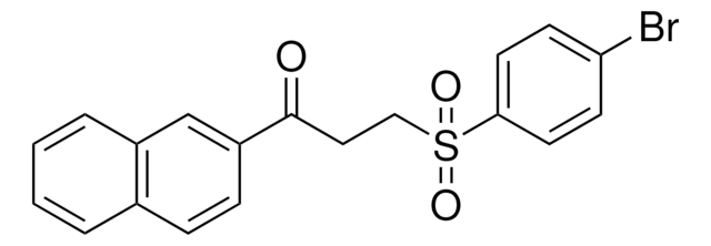 3-[(4-BROMOPHENYL)SULFONYL]-1-(2-NAPHTHYL)-1-PROPANONE AldrichCPR