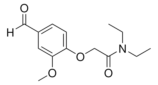 N,N-DIETHYL-2-(4-FORMYL-2-METHOXY-PHENOXY)-ACETAMIDE AldrichCPR