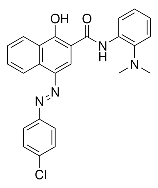 4-((4-CHLOROPHENYL)DIAZENYL)-N-(2-(DIMETHYLAMINO)PHENYL)-1-HYDROXY-2-NAPHTHAMIDE AldrichCPR