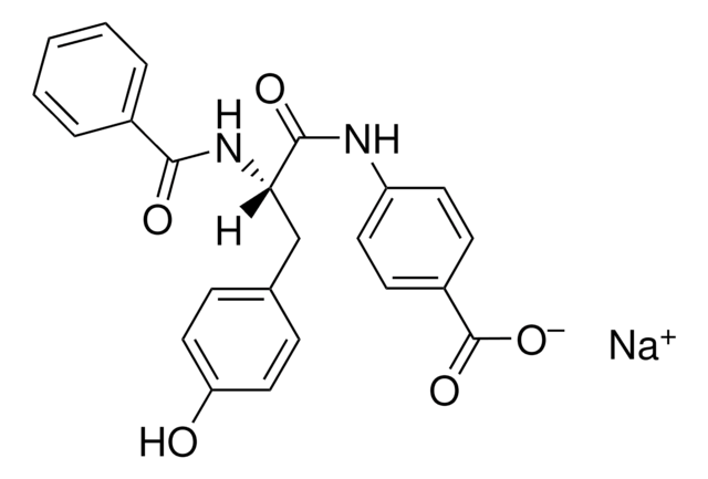 N-Benzoyl-L-tyrosine p-amidobenzoic acid sodium salt lyophilized, &#8805;98.0% (sum of enantiomers, HPLC)