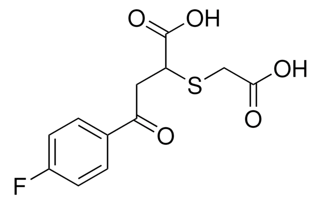 2-[(CARBOXYMETHYL)SULFANYL]-4-(4-FLUOROPHENYL)-4-OXOBUTANOIC ACID AldrichCPR