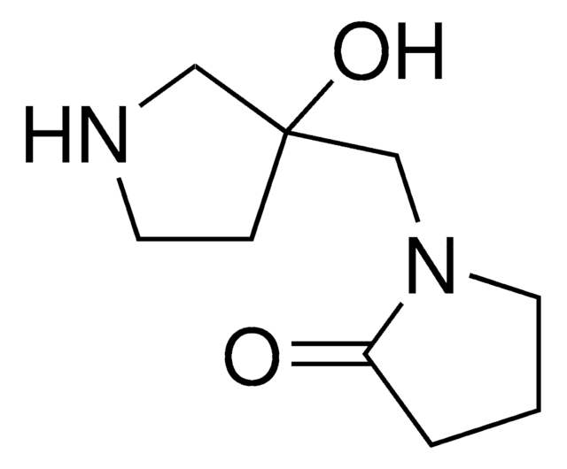 1-((3-Hydroxypyrrolidin-3-yl)methyl)pyrrolidin-2-one AldrichCPR