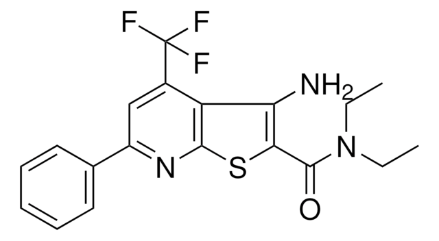 3-AMINO-N,N-DIETHYL-6-PH-4-(TRIFLUOROMETHYL)THIENO(2,3-B)PYRIDINE-2-CARBOXAMIDE AldrichCPR