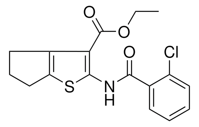 ETHYL 2-[(2-CHLOROBENZOYL)AMINO]-5,6-DIHYDRO-4H-CYCLOPENTA[B]THIOPHENE-3-CARBOXYLATE AldrichCPR