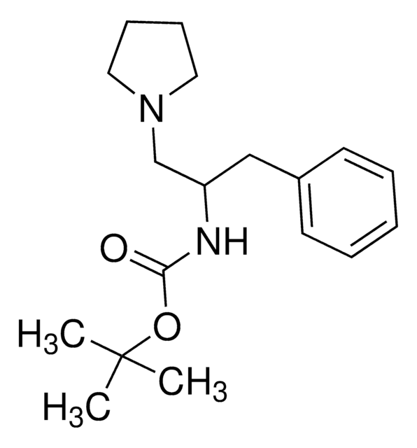 tert-Butyl (1-phenyl-3-(pyrrolidin-1-yl)propan-2-yl)carbamate AldrichCPR