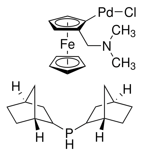 2-(Dimethylaminomethyl)ferrocen-1-yl-palladium(II) chloride Dinorbornylphosphine Complex &#8805;97.0% (C)