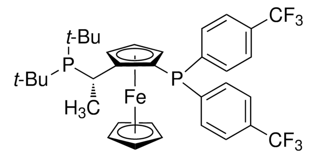 (S)-1-{(RP)-2-[Bis[4-(trifluoromethyl)phenyl]phosphino]ferrocenyl}ethyldi-tert-butylphosphine &#8805;97%