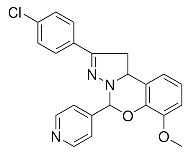 2-(4-CHLOROPHENYL)-5-(4-PYRIDINYL)-1,10B-DIHYDROPYRAZOLO[1,5-C][1,3]BENZOXAZIN-7-YL METHYL ETHER AldrichCPR