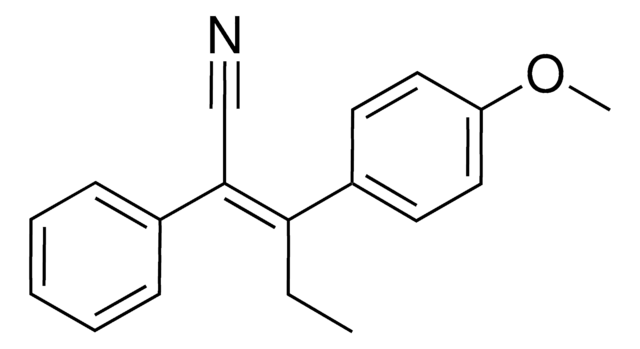 (2Z)-3-(4-methoxyphenyl)-2-phenyl-2-pentenenitrile AldrichCPR