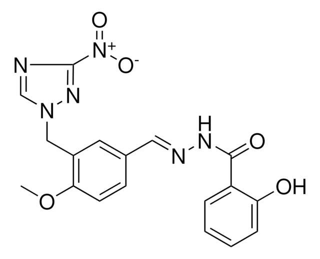 2-HO-N'-(4-MEO-3-((3-NITRO-1H-1,2,4-TRIAZOL-1-YL)ME)BENZYLIDENE)BENZOHYDRAZIDE AldrichCPR