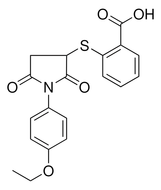 2-(1-(4-ETHOXY-PHENYL)-2,5-DIOXO-PYRROLIDIN-3-YLSULFANYL)-BENZOIC ACID AldrichCPR