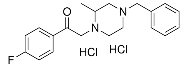 2-(4-BENZYL-2-METHYL-1-PIPERAZINYL)-1-(4-FLUOROPHENYL)ETHANONE DIHYDROCHLORIDE AldrichCPR