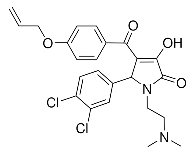 4-[4-(ALLYLOXY)BENZOYL]-5-(3,4-DICHLOROPHENYL)-1-[2-(DIMETHYLAMINO)ETHYL]-3-HYDROXY-1,5-DIHYDRO-2H-PYRROL-2-ONE AldrichCPR