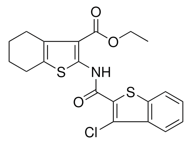 ETHYL 2-{[(3-CHLORO-1-BENZOTHIEN-2-YL)CARBONYL]AMINO}-4,5,6,7-TETRAHYDRO-1-BENZOTHIOPHENE-3-CARBOXYLATE AldrichCPR