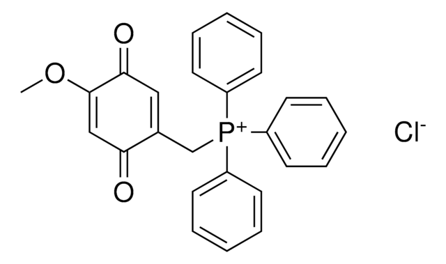 (4-METHOXY-3,6-DIOXO-CYCLOHEXA-1,4-DIENYLMETHYL)-TRIPHENYL-PHOSPHONIUM, CHLORIDE AldrichCPR