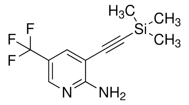 5-(Trifluoromethyl)-3-((trimethylsilyl)ethynyl)pyridin-2-amine AldrichCPR