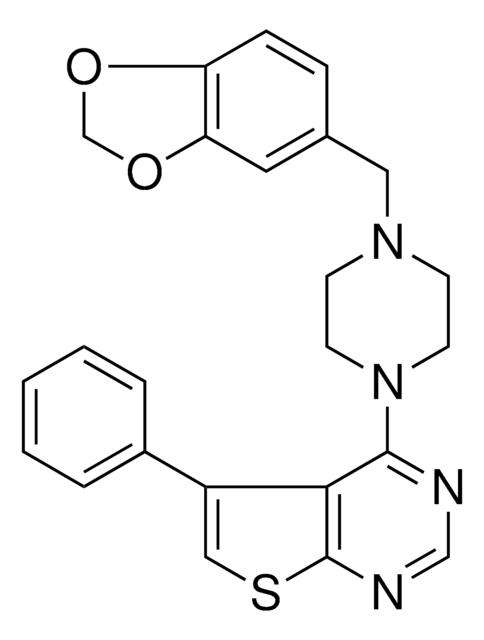 4-(4-(1,3-BENZODIOXOL-5-YLMETHYL)-1-PIPERAZINYL)-5-PHENYLTHIENO(2,3-D)PYRIMIDINE AldrichCPR