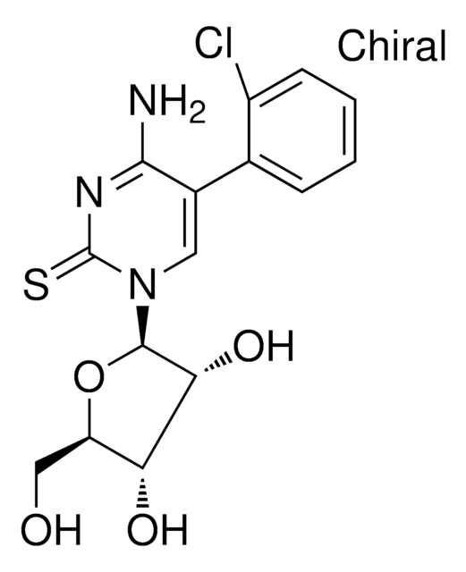 4-AMINO-5-(2-CHLOROPHENYL)-1-((2R,3R,4S,5R)-3,4-DIHYDROXY-5-(HYDROXYMETHYL)TETRAHYDROFURAN-2-YL)PYRIMIDINE-2(1H)-THIONE AldrichCPR