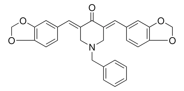 3,5-BIS(1,3-BENZODIOXOL-5-YLMETHYLENE)-1-BENZYL-4-PIPERIDINONE AldrichCPR