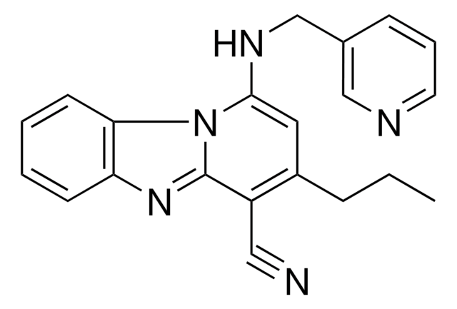 3-PROPYL-1-((3-PYRIDINYLMETHYL)AMINO)PYRIDO(1,2-A)BENZIMIDAZOLE-4-CARBONITRILE AldrichCPR