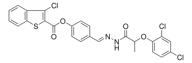 4-((E)-{2-[2-(2,4-DICHLOROPHENOXY)PROPANOYL]HYDRAZONO}METHYL)PHENYL 3-CHLORO-1-BENZOTHIOPHENE-2-CARBOXYLATE AldrichCPR