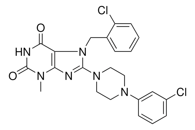 7-(2-CHLOROBENZYL)-8-[4-(3-CHLOROPHENYL)-1-PIPERAZINYL]-3-METHYL-3,7-DIHYDRO-1H-PURINE-2,6-DIONE AldrichCPR