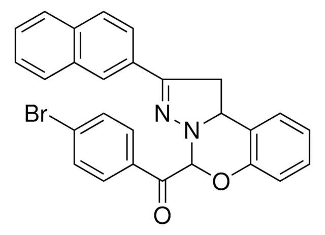 (4-BROMOPHENYL)[2-(2-NAPHTHYL)-1,10B-DIHYDROPYRAZOLO[1,5-C][1,3]BENZOXAZIN-5-YL]METHANONE AldrichCPR