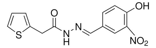 N'-[(4-HYDROXY-3-NITROPHENYL)METHYLIDENE]-2-(2-THIENYL)ACETOHYDRAZIDE AldrichCPR