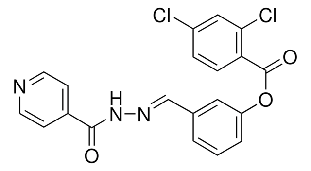 3-(2-ISONICOTINOYLCARBOHYDRAZONOYL)PHENYL 2,4-DICHLOROBENZOATE AldrichCPR