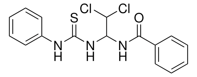 N-(1-((ANILINOCARBOTHIOYL)AMINO)-2,2-DICHLOROETHYL)BENZAMIDE AldrichCPR