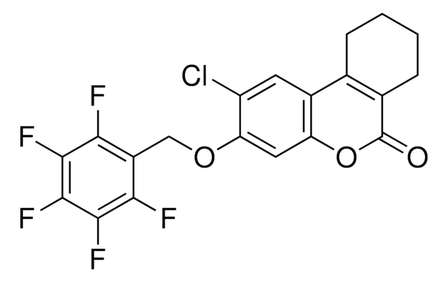 2-CHLORO-3-[(2,3,4,5,6-PENTAFLUOROBENZYL)OXY]-7,8,9,10-TETRAHYDRO-6H-BENZO[C]CHROMEN-6-ONE AldrichCPR