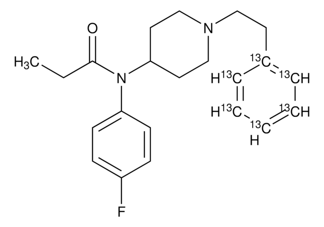 para-Fluorofentanyl-13C6 solution 100&#160;&#956;g/mL in methanol, certified reference material, ampule of 0.5&#160;mL, Cerilliant&#174;