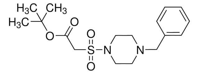 tert-Butyl 2-((4-benzylpiperazin-1-yl)sulfonyl)acetate AldrichCPR