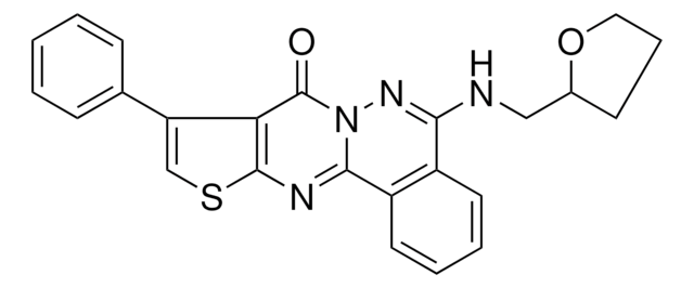 9-PHENYL-5-[(TETRAHYDRO-2-FURANYLMETHYL)AMINO]-8H-THIENO[2',3':4,5]PYRIMIDO[2,1-A]PHTHALAZIN-8-ONE AldrichCPR