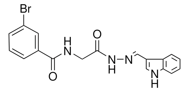 3-BROMO-N-(2-(2-(1H-INDOL-3-YLMETHYLENE)HYDRAZINO)-2-OXOETHYL)BENZAMIDE AldrichCPR