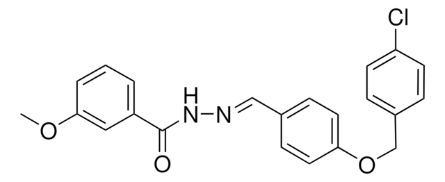 N'-(4-((4-CHLOROBENZYL)OXY)BENZYLIDENE)-3-METHOXYBENZOHYDRAZIDE AldrichCPR