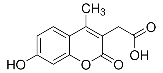 7-Hydroxy-4-methyl-3-coumarinylacetic acid suitable for fluorescence, &#8805;98.0% (HPLC)