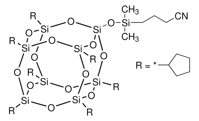 1-(Cyanpropyldimethylsilyloxy)-3,5,7,9,11,13,15-heptacyclopentylpentacyclo[9.5.1.13,9.15,15.17,13]octasiloxan