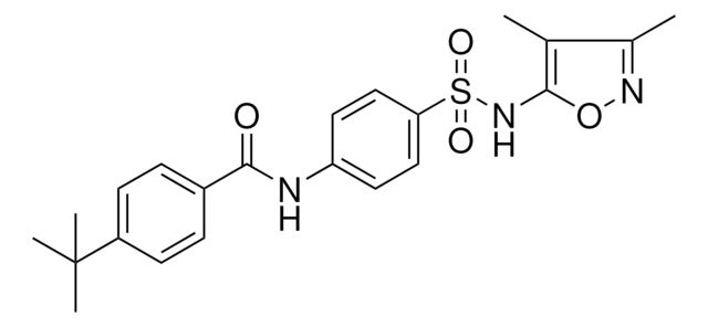 4-TERT-BUTYL-N-(4-(((3,4-DIMETHYL-5-ISOXAZOLYL)AMINO)SULFONYL)PHENYL)BENZAMIDE AldrichCPR