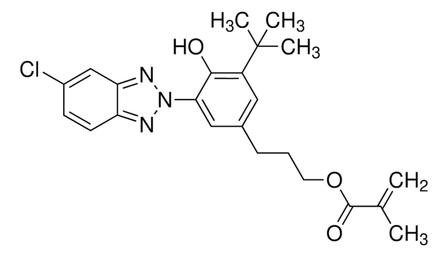 2-Methylacrylic acid 3-[3-tert-butyl-5-(5-chlorobenzotriazol-2-yl)-4-hydroxyphenyl]-propyl ester AldrichCPR