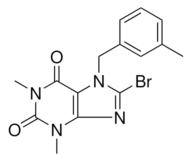 8-BROMO-1,3-DIMETHYL-7-(3-METHYLBENZYL)-3,7-DIHYDRO-1H-PURINE-2,6-DIONE AldrichCPR