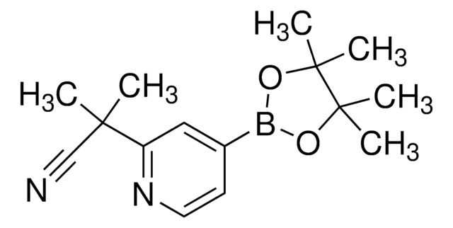 2-Methyl-2-[4-(4,4,5,5-tetramethyl-1,3,2-dioxaborolan-2-yl)-2-pyridinyl]propanenitrile