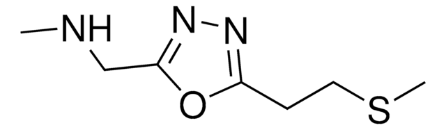 N-Methyl{5-[2-(methylsulfanyl)ethyl]-1,3,4-oxadiazol-2-yl}methanamine AldrichCPR