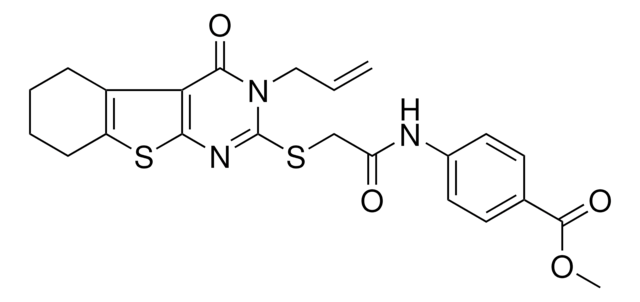 METHYL 4-({[(3-ALLYL-4-OXO-3,4,5,6,7,8-HEXAHYDRO[1]BENZOTHIENO[2,3-D]PYRIMIDIN-2-YL)SULFANYL]ACETYL}AMINO)BENZOATE AldrichCPR